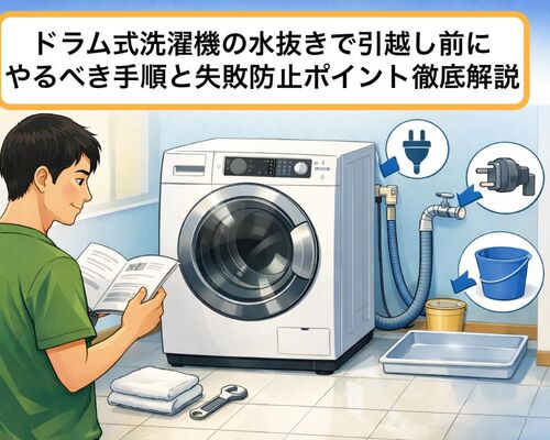 18ドラム式洗濯機 水抜き