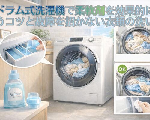 17 ドラム式洗濯機 柔軟剤