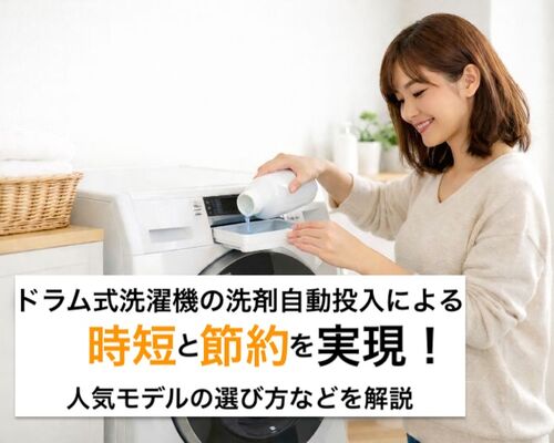 10 ドラム式洗濯機 洗剤自動投入