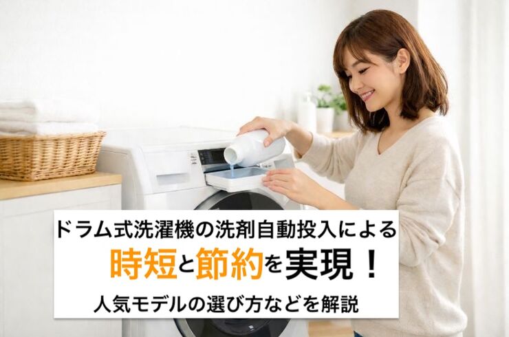 10 ドラム式洗濯機 洗剤自動投入