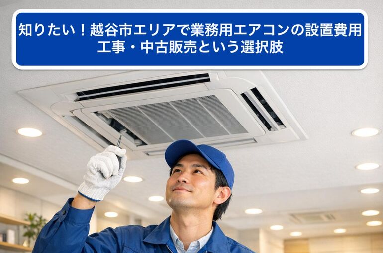 21越谷市 業務用エアコン