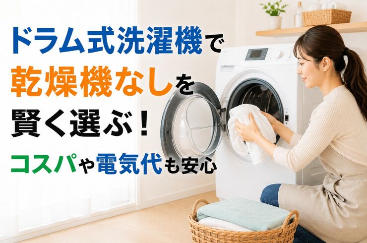 ドラム式洗濯機 乾燥機 なし