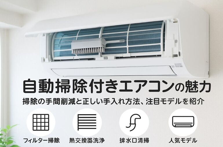 エアコン掃除が自動掃除機能付きで本当に楽になる理由と正しい手入れ