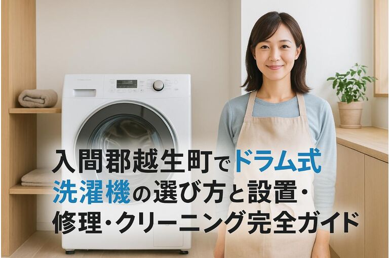 22 入間郡越生町 ドラム式洗濯機