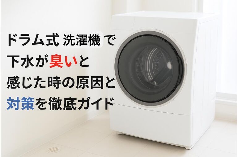 04 ドラム式洗濯機 下水臭い