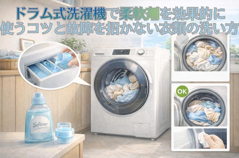 17 ドラム式洗濯機 柔軟剤